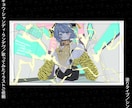 あなただけの歌ってみたイラスト制作します サムネで、ふと指が止まる。再生ボタンを押したくなる1枚 イメージ6