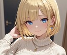 アイコン/サムネイルに使える人物イラスト作成します SNSアイコンや出品に、ちょうどいい人物画像を。 イメージ3