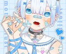サムネイルイラスト、立ち絵など描きます 歌い手さんなどの活動者さんの活動に関われたら幸いです！ イメージ2