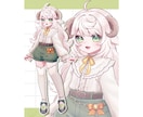 立ち絵、サムネ、グッズ用、一枚絵など描きます コテキャ、Vtuberさんにもぴったりです！ イメージ3