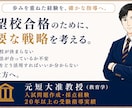 元准教授が受験戦略・志望校相談に乗ります 入試問題作成・採点経験から最適な受験戦略を提案します イメージ1