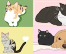 大切なペットのお写真をイラストにします シンプルで可愛らしいイラストに仕上げます！ イメージ1