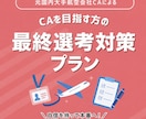 日系エアライン最終選考対策します 日系エアラインの最終選考対策を行います! イメージ1