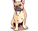 フレンチブルドッグ専門のアイコン作成します ただ、好き。そのフレブル愛、形にしませんか？ イメージ5
