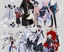 TRPG/創作立ち絵描きます かっこいい男性から可愛い女の子、表情差分までオプション可能 イメージ3