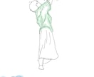 アイコンにもおすすめ！線画イラスト作成いたします シンプルな線画イラストを背景違いで3パターン納品いたします！ イメージ8