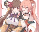 サムネやアイコンから夢絵まで幅広くお描きします ご希望に応じてかわいい萌えイラストお描きします！ イメージ4