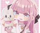 商用利用OK！ゆるかわいいアイコンイラスト描きます SNSアイコンへぜひ！ふんわり手描きイラスト描きます！ イメージ2