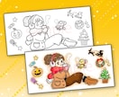 商用利用可！子供向けのオリジナルぬりえを作成します 店舗PRやキャンペーン、イベントでの配布やプレゼントにも！ イメージ8