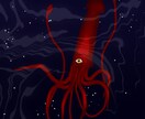 深海魚、淡水魚、海水魚、架空の魚何でも描きます ファンタジー、ミステリアス～ゆるい魚の絵までお任せください！ イメージ1