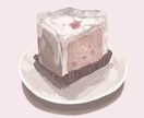 食べ物 飲み物 厚塗りイラスト制作します 柔らかい印象を持つ優しいタッチです！ 3月末まで4000円 イメージ1