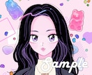 80~90年代風イラスト・アイコン制作します 80年代・90年代風のレトロ・ニューレトロなポップなイラスト イメージ3