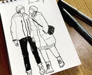 お気に入りの写真やシーンをイラスト化します 思い出や写真をイラストにしよう イメージ2