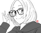 モノクロ漫画風SNSアイコン描きます 漫画の主人公みたいに魅力を凝縮★ イメージ1