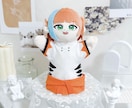 貴方だけのオリジナルパペットぬいぐるみを制作します 動いてかわいいお洋服付きパペットぬいぐるみ ♪ イメージ3