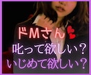 あなたが満足するまで❤たっぷり叱ります お仕事/私生活/性癖/性格/なんでもお叱り❤ イメージ1