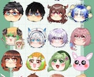 アイコン向けのデフォルメイラストを描きます モチモチキュートで個性的！他にないデフォルメイラスト！ イメージ1