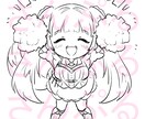 ミニキャライラスト制作します かわいいポップなミニキャライラスト、商用利用も全身もおまかせ イメージ7