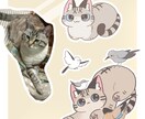 ペットのイラストをデフォルメ調で描きます グッズ制作など自分だけのペットのイラストが欲しい方ヘ！ イメージ1