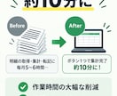 面倒なExcel作業を整理・効率化します 今のやり方を伺い、無理なく使える仕組みに改善します イメージ2