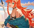 一瞬で目を引く一枚絵、描きます グッズやポスター、ゲームに一枚絵が欲しい方へ イメージ3