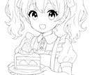 コピックでふんわり可愛い女の子を描きます 手描きの温かさを大切に仕上げるアナログ作品です イメージ8