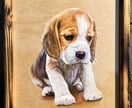 アクリル画でペット(猫・犬)の似顔絵を手描きします クラフト紙をベースにリアルで温かみのある絵です イメージ3