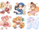 SDキャラのイラスト作成します SNSのアイコン等におすすめのSDキャライラストを作成します イメージ5