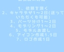 可愛いVTuber一式制作します キャラデザ、パーツ分け、モデリング、アイコン、ロゴ、作成！ イメージ5