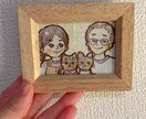 色鉛筆でゆるく可愛い似顔絵を描きます 【フレーム付き・郵送料込み】誕生日や記念日のプレゼントに イメージ5