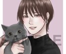 綺麗めイラストでご希望のアイコンお描きします TwitterやYouTube等のアイコン制作します！ イメージ1