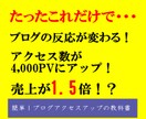 ブログ（アメブロ）のアクセスアップの方法教えます ブログアクセスアップがなんと8倍に！？このノウハウが凄い！！ イメージ2