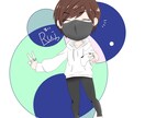 SNSのオリジナルアイコン、ミニキャラ描きます 自分のオリジナルアイコンが欲しいけど 絵がかけないという方へ イメージ3