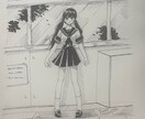 儚げで少し陰鬱な少女のドローイングを描きます 儚げ陰鬱少女のドローイングを作ります。 イメージ3