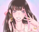 SNS用のキレイな似顔絵を心を込めて描きます 2名様限定、基本料金3500円で対応中 イメージ7