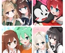 平成萌え絵風イラスト描きます 夢絵、コテ単、立ち絵など萌え絵イラストで描かせてください♬ イメージ5