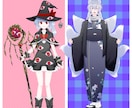 TRPG等に使用する立ち絵を描かせていただきます キャラクターデザインから差分作成まで イメージ1
