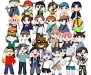オリキャラやVTuberをミニキャラにします 【商用利用可】やさしい絵本風デフォルメ描きます【SD】 イメージ3