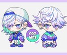 ミニキャラ絵を制作します 2～3等身のミニキャラが得意です！ イメージ5