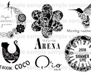 シンプルでお洒落なロゴを制作致します 手書き風文字とイラストでお洒落ロゴを制作致します！ イメージ3