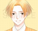 ＳＮＳアイコン用男性のイラストをお描きします SNSプロフィール画像、プレゼント用に！ イメージ2