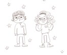 ゆるかわ似顔絵描きます ゆるく可愛い似顔絵描きます！アイコンにピッタリ！ イメージ3