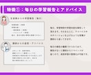 1ヶ月4万円／英語学習コーチングをします 毎週の面談とレッスンで学習を効率的に／毎日のチャットで習慣化 イメージ3