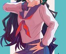 SNS用アイコン、オリジナルイラスト描きます かっこいい綺麗な女の子を描くのが得意です！！ イメージ2