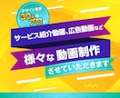 商品、サービスなど各種広告PR動画を制作いたします デザイン、DTPのプロが手がけるモーショングラフィックス イメージ1