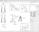 現役パタンナーがアパレル縫製仕様書を作成します わかりやすく丁寧な図解つきの縫製仕様書 イメージ1