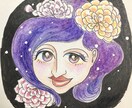 イメージでアイコン描きます 顔出ししたくない占い師さんなどにもおすすめのイラストアイコン イメージ3