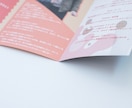 可愛い雰囲気◎三つ折りプロフィールブック作ります １部あたり85円で送料無料！コスパ良好の可愛いアイテム イメージ5
