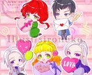 可愛い・カッコいいデフォルメイラスト描きます アイコンにもアクキーにも◎あなたのキャラをデフォルメします❣ イメージ1