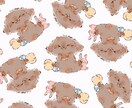 もふもふな動物イラスト作成致します ご自宅のペット、オリジナルキャラクター、他対応可能です イメージ2
